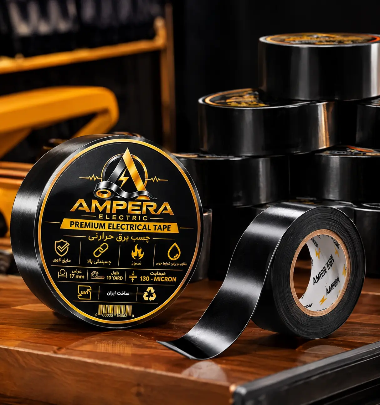 لیبل چسب برق AMPERA ELECTRIC
