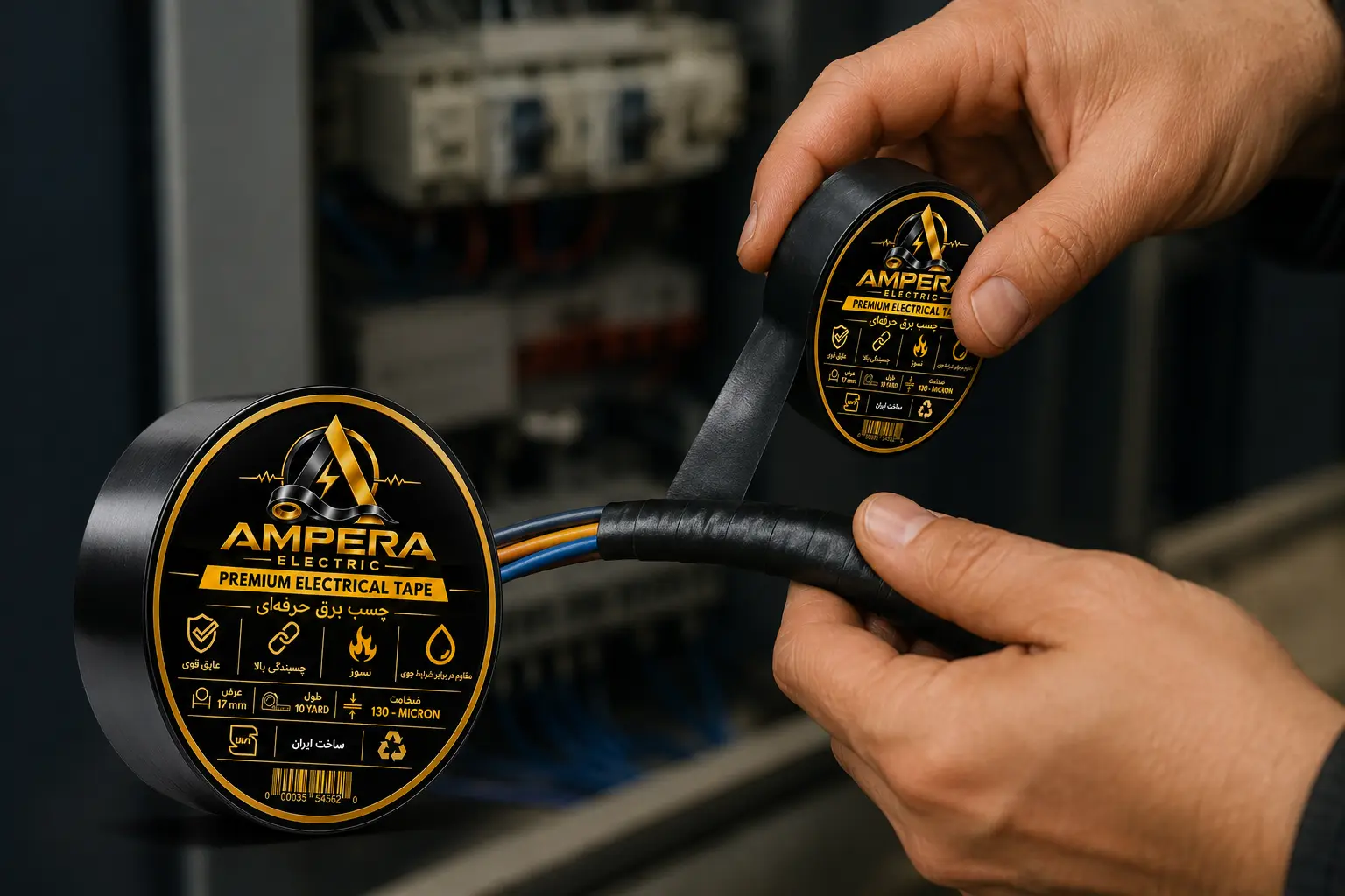 چسب برق PVC برند AMPERA