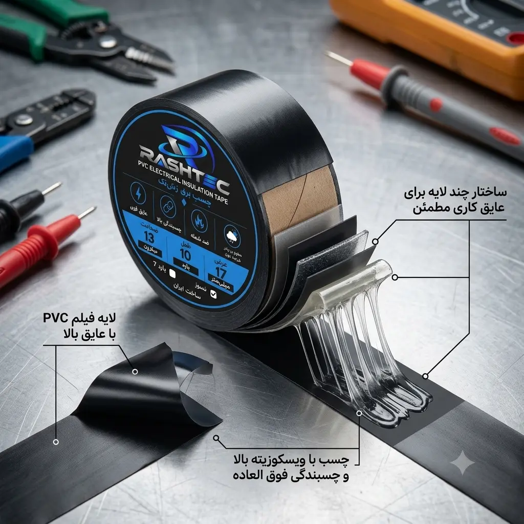 معرفی چسب برق RASHTEC